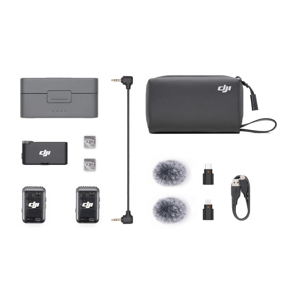 Mic Thu Âm DJI Mic 2 ( 2 TX + 1 RX + Charging Case )